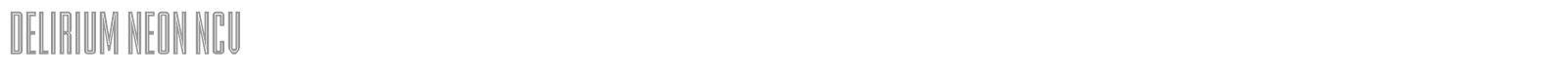 Delirium NCV font preview